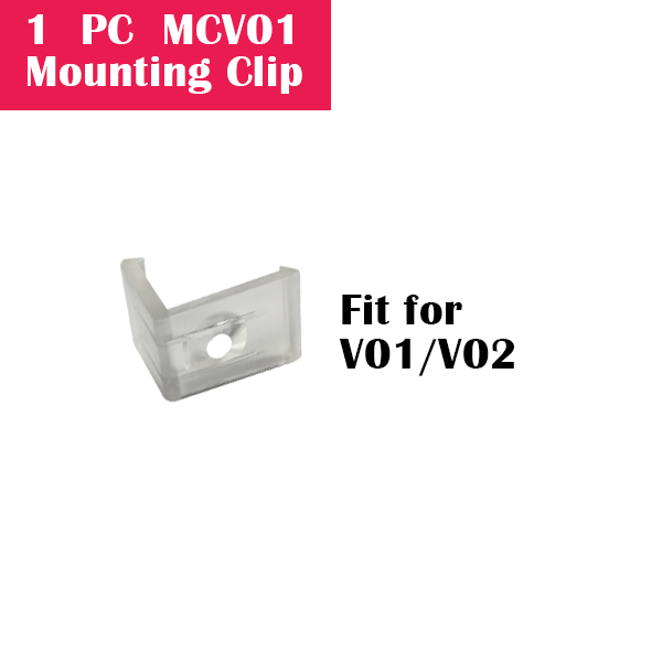 1 PC Mounting Clip For V01 V02 LED Aluminum Channel